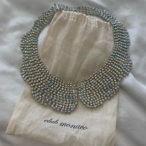 Peter Pan collar Jeweled Club Monaco Necklace